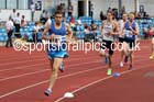 Jonathan Taylor (Morpeth) leads the 1500 metres, Northern Senior and Under-20 Champs., Sport City, Manchester. Photo: David T. Hewitson/Sports for All Pics